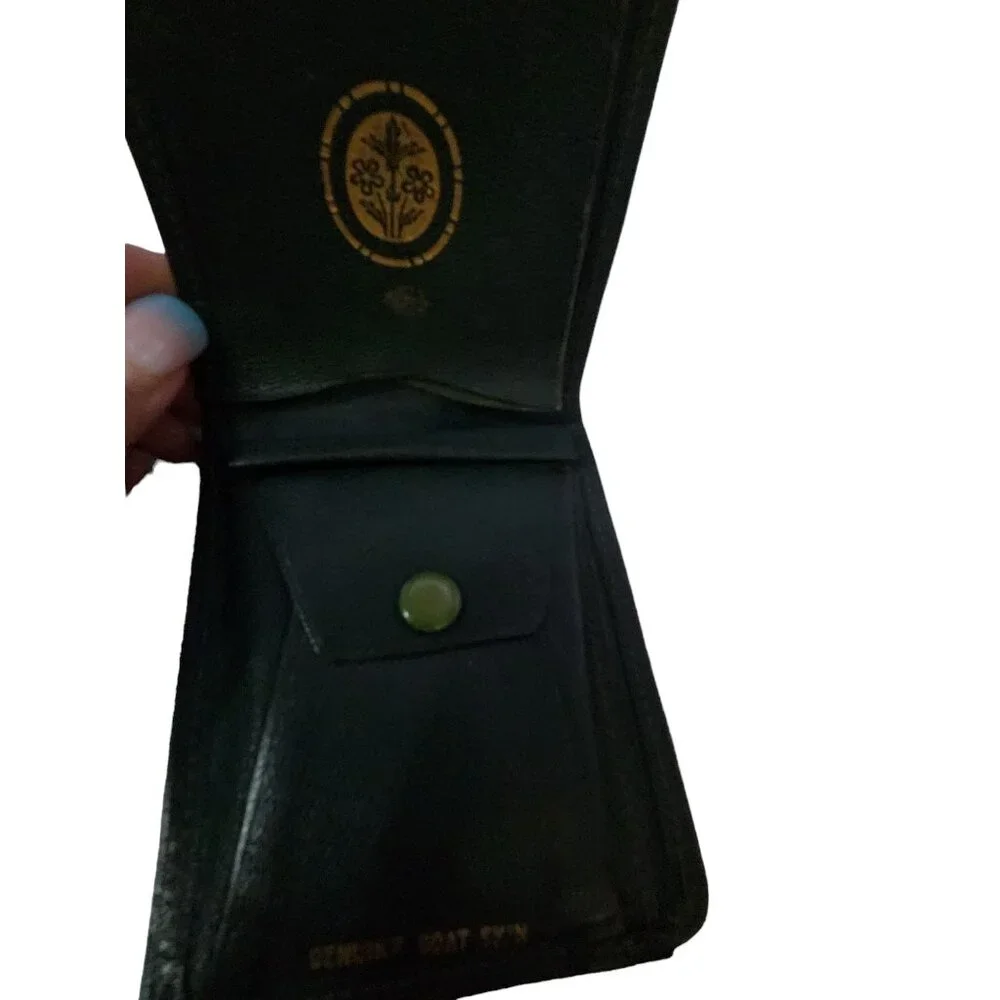 Vintage Leather Billfold Wallet (A6357)